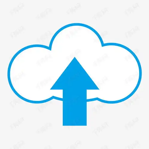 蓝色卡通可爱简约云上传ui图标素材图片免费下载千库网