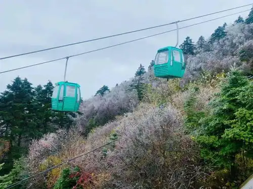 秦岭最高峰,太白山漫天飞雪啦