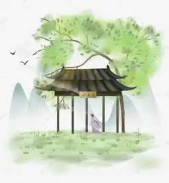 中国风亭子里赏春的古代少女素材图片免费下载千库网