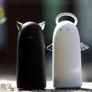 七夕意外设计天使与恶魔天生一对公仔首堆糖,美图壁纸兴趣社区