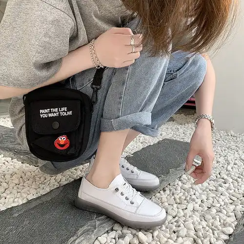 小雏菊帆布鞋女鞋2020年春季新款ulzzang百搭2019港风ins潮板鞋子