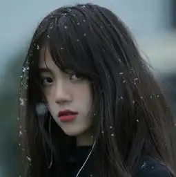 雪地里的小姐姐,冷艳迷人唯美十足