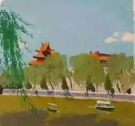 一组水彩画梦回老北京