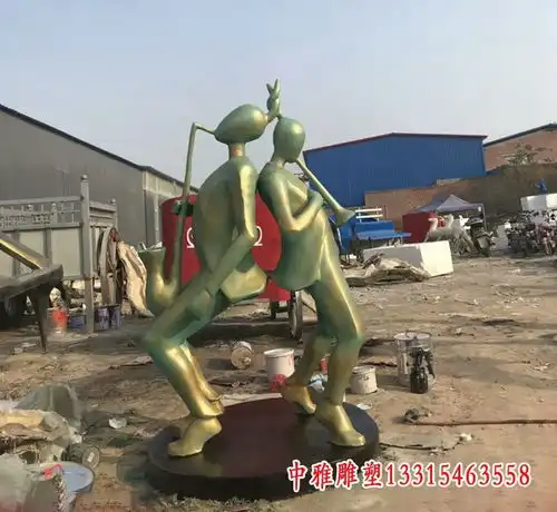 玻璃钢抽象音乐人物武威音乐人物玻璃钢雕塑图片
