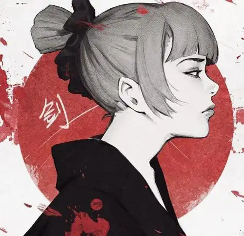 95后新加坡插画师guweiz讲述女武士的醉人风姿