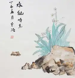 蔺本强花鸟画造型简洁生动,画面逸趣横生