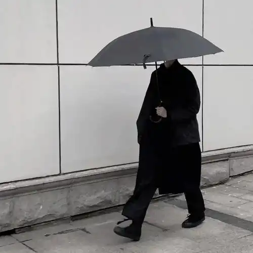 个性阴郁的纯黑色头像