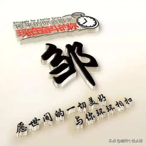 姓氏头像18张姓氏头像已经做好了,来看看有你的领走吧