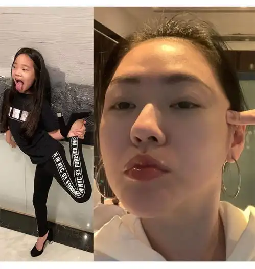 小s二女儿过14岁生日,大女儿晒和妹妹的童年合影送祝福