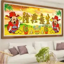 十字绣装祷生意