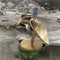 肇庆玻璃钢动物雕塑广场水景玻璃钢仙鹤雕塑摆件-黄页88网
