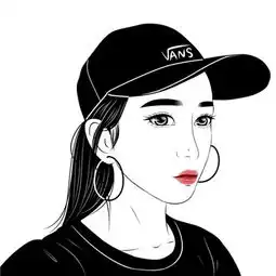 2018黑白简笔画素描女生头像生活不止眼前的苟且
