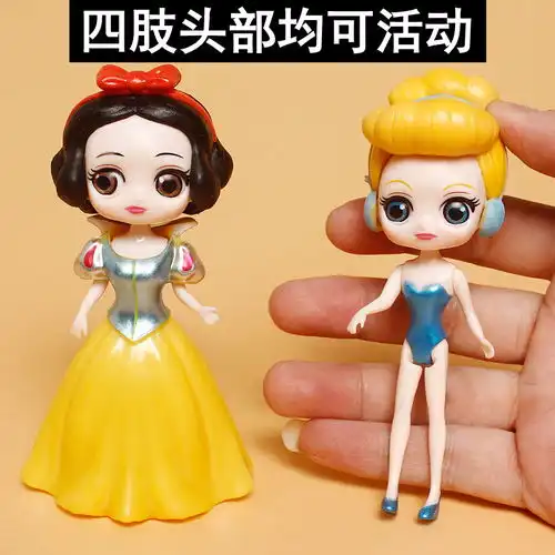 白雪公主玩具儿童洋芭比娃娃套装美人鱼娃娃巴比娃娃公主冰雪奇缘