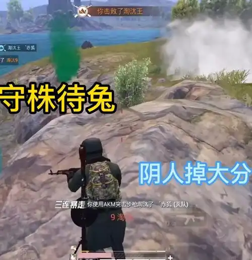 一动不动蹲着等你来,淘汰王也跑不了,都给我制裁这个老六我真的服了