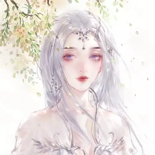 女生头像超仙古风动漫手绘卡通qq头像,微信头像