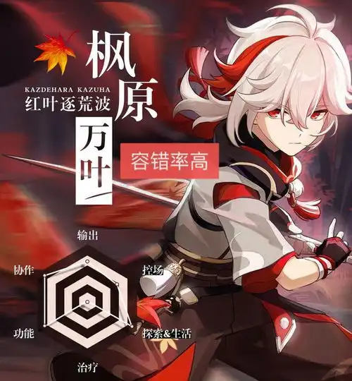 原神0命万叶比肩3命雷神增伤和手感都是t0级,新手也能毕业