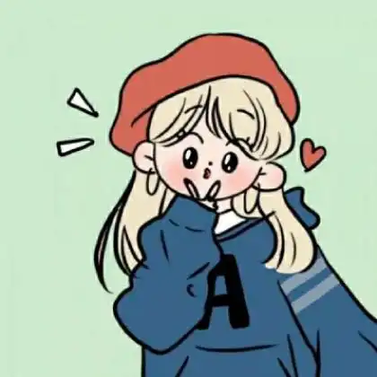 q版卡通女孩头像,送给现在每天宅在家中的你