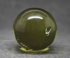 巴西黄水晶球摆件纯天然原石打磨招财镇宅助运