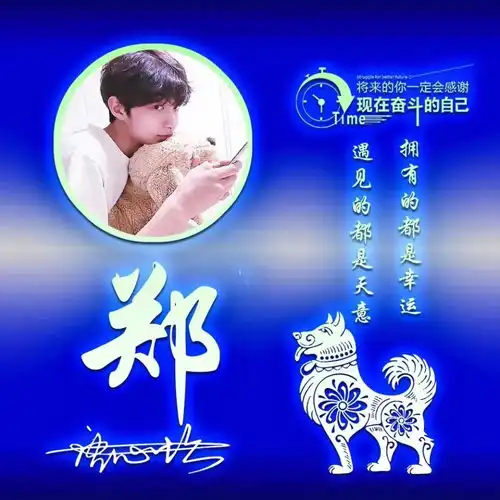 超好看的3d立体商务签名头像,微信姓氏头像,2021属你最牛