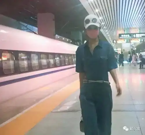 网友高铁偶遇赵丽颖,女神一身连体裤素颜超亲切,车厢里走模特步