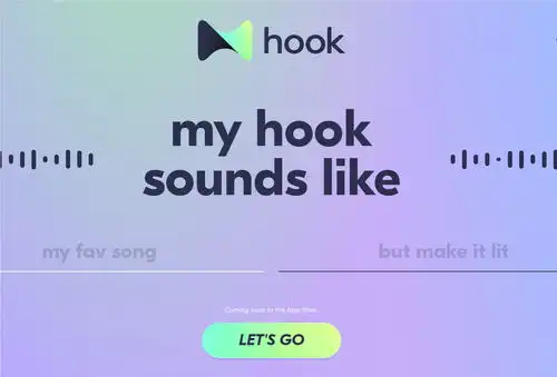 hook利用ai为tiktok的热门音乐制作合法的混音