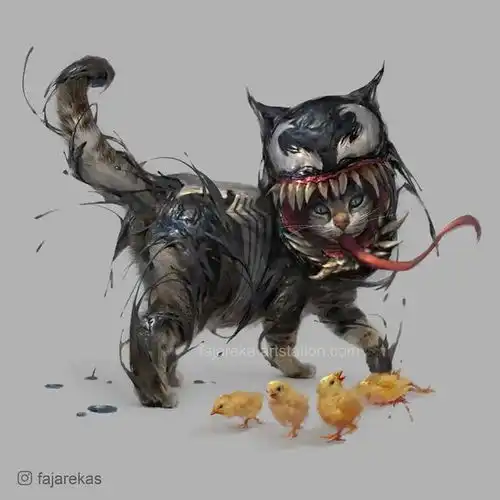 不会撸猫的超英迷不是好插画师