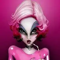 妖艳头像卡通卡通妖艳美女头像图片