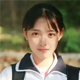 校园风清纯可爱女生微信头像4