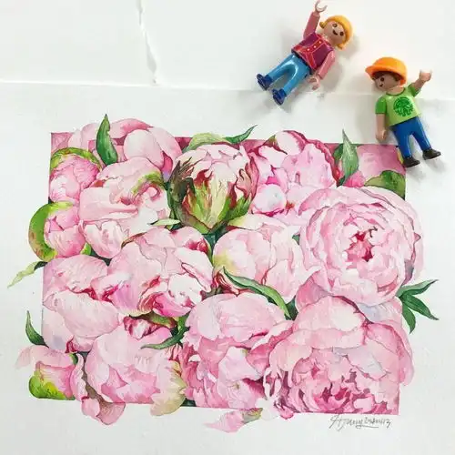 一笔一画,人美画更美
