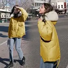 棉服女ins港风短款面包服外套羽绒棉袄2019新款爆款韩版棉衣外套