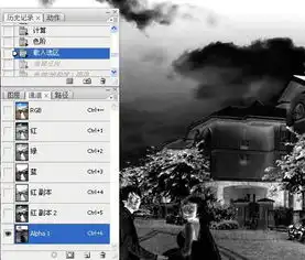 photoshop对外景婚纱照片增强色彩及美化天空