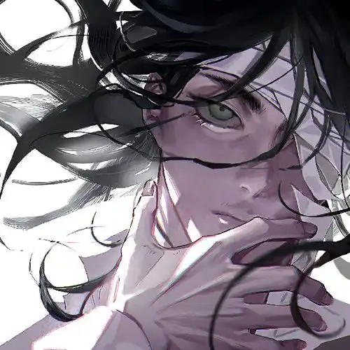 动漫男头向晚