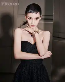 angelababy登费加罗金九封面复古油头刘海帅气张杨