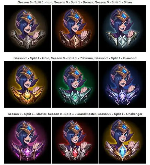 英雄联盟s9小赛季奖励曝光,莫甘娜炫彩头像疑回归