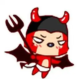求两张天使和恶魔的卡通情侣头像急