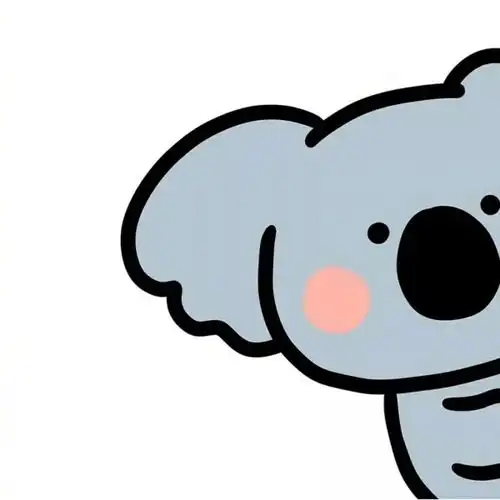 可爱卡通动物团头