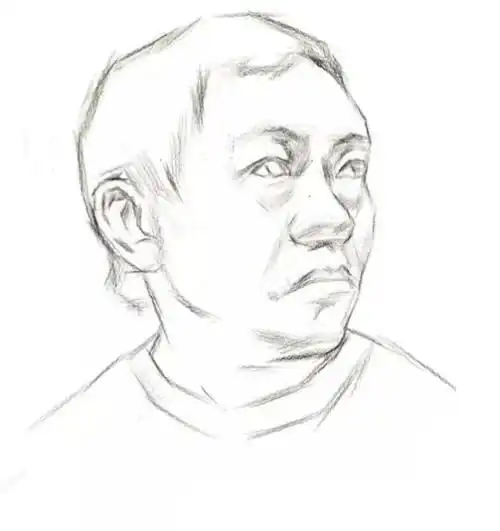 易cg分享素描头像作画步骤图