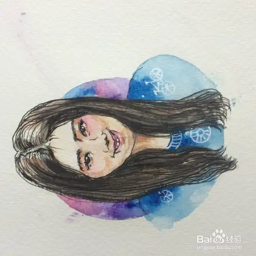 怎样用绚丽的水彩画出属于自己的专属头像