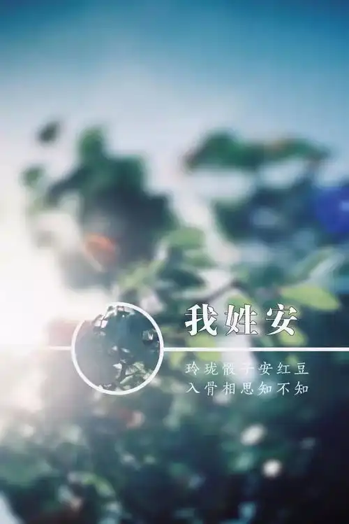 古风姓氏壁纸