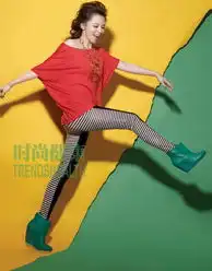 徐若瑄登杂志开年封面变身糖果色女郎