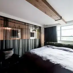 loft工业风格卧室装修效果图大全2014图片搜