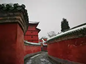 雪中的道家圣地武当山