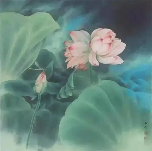 国画欣赏景丽莉工笔花鸟50图,太精细太美,境界高雅