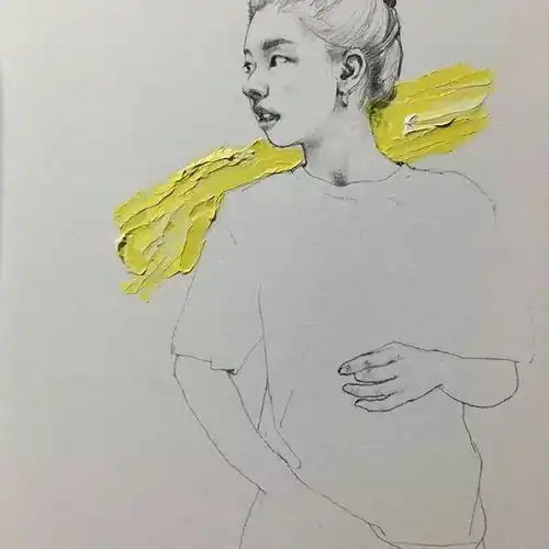 简单的线条,迷人的速写,大爱这样的画风