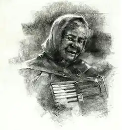 人物素描绘画王氏教育