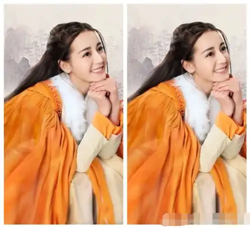 迪丽热巴一人就能演七仙女,红儿美艳,黄儿高贵,紫儿太仙蓝儿
