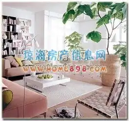 通过改变家居装饰色调感觉清凉不少