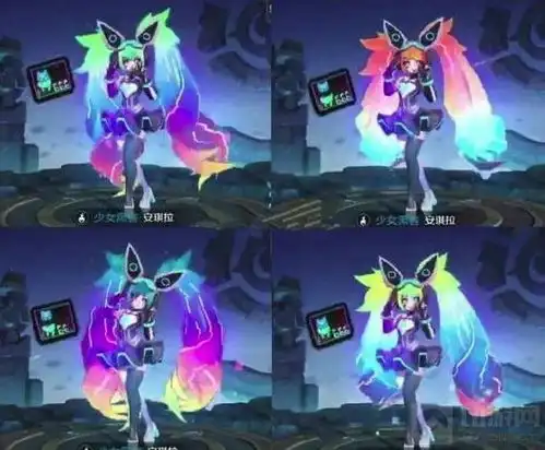 王者荣耀安琪拉新皮肤1月上线头发颜色变幻多