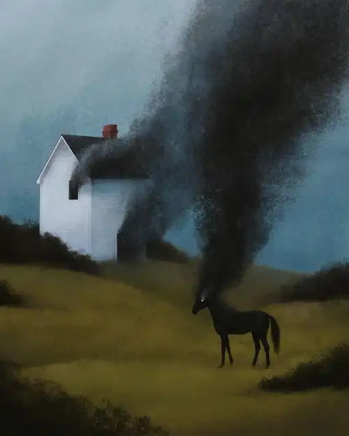 插画野梦夜兽