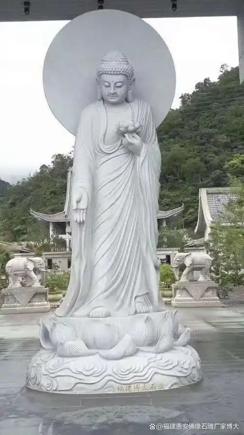 石雕阿弥陀佛如何成为寺庙的标志性佛像多图欣赏